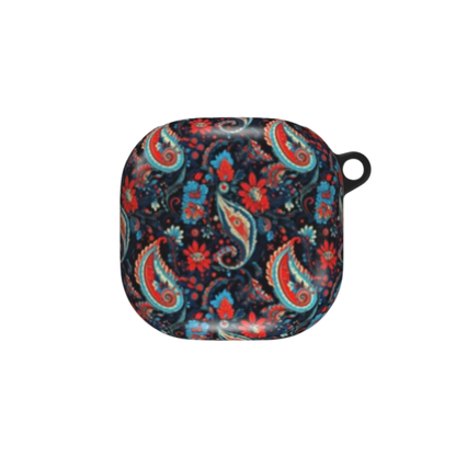 Paisley patterned case on a white background