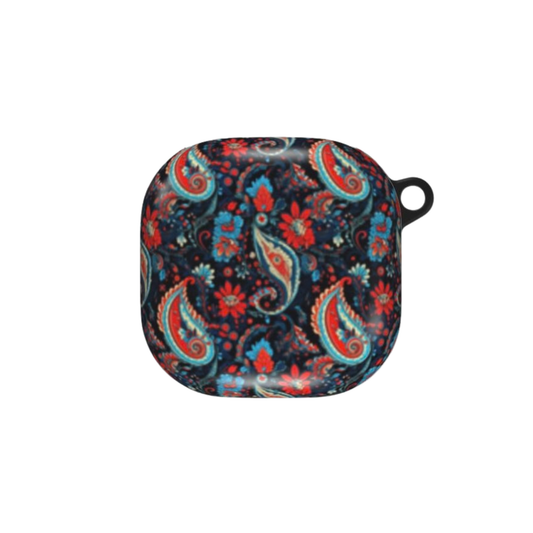 Paisley patterned case on a white background
