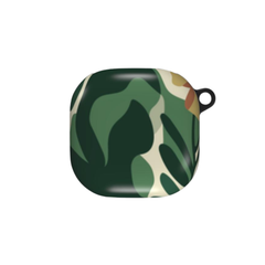 Camouflage-patterned case on a white background