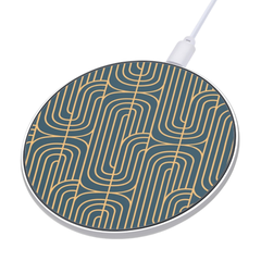 Gold on Teal | Wireless Charger