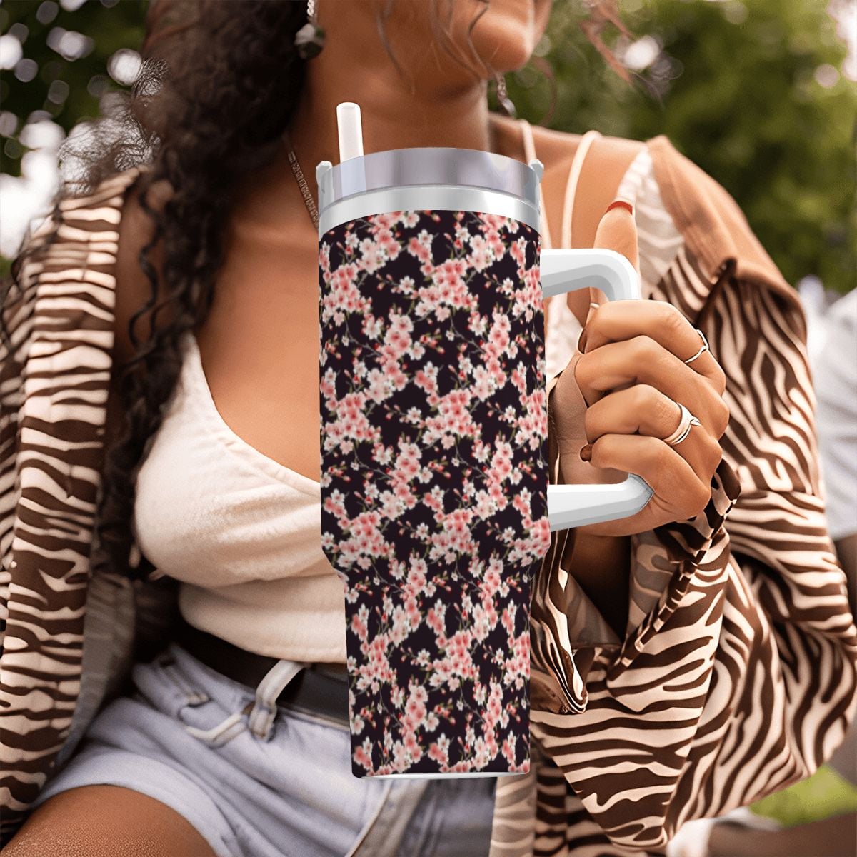 Cherry Blossom | Large Tumbler