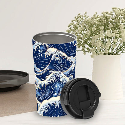 Hokusai Drift | Insulated Travel Mug