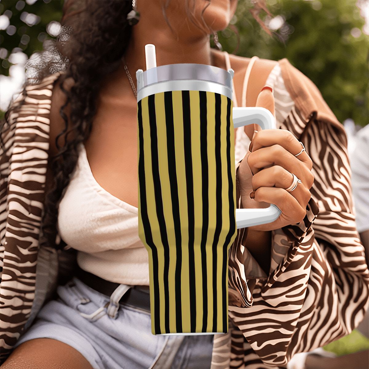 Gilded Noir | Large Tumbler