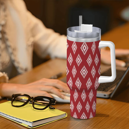 Ruby Ikat | Large Tumbler